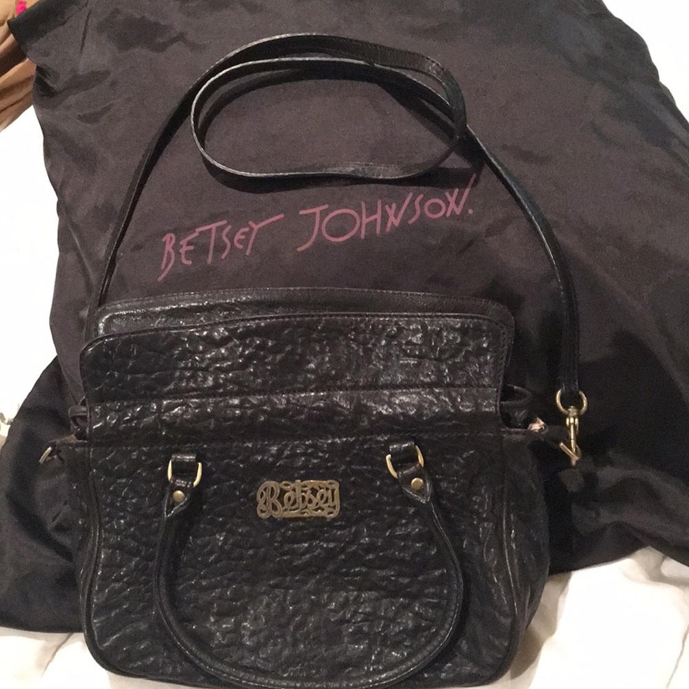Betsy Johnson leather bag.